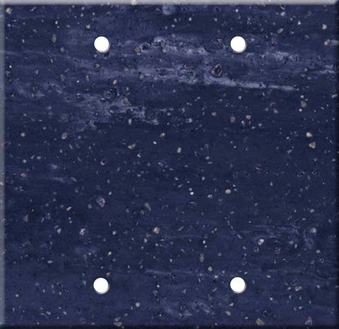 Corian Elderberry - Double Blank Wallplate Covers
