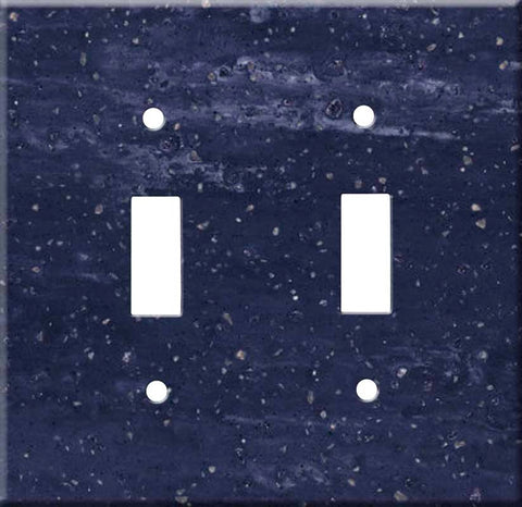 Corian Elderberry - Double Toggle Switch Plates