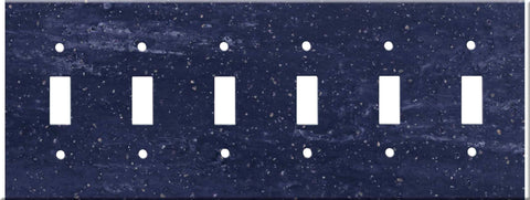 Corian Elderberry 6 Toggle Light Switch Covers
