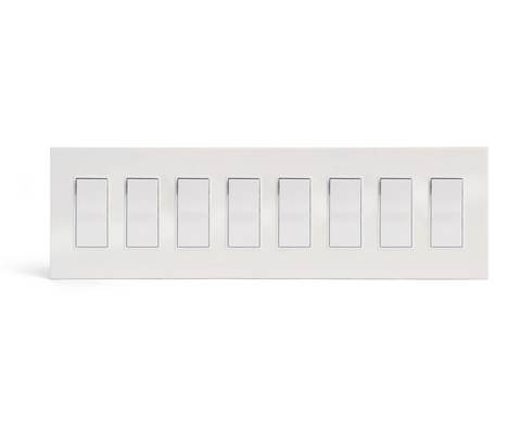 CleanPlate White - 8 GFI Rocker