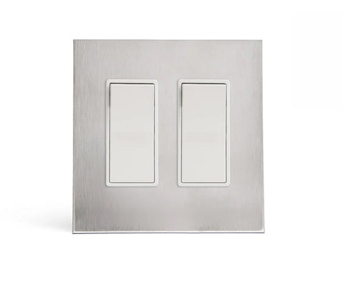 CleanPlate Stainless Steel - 2 GFI Rocker