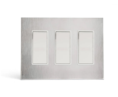 CleanPlate Stainless Steel - 3 GFI Rocker
