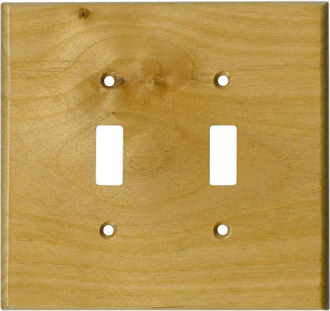 Alder Satin Lacquer - Single Toggle Switch Plates