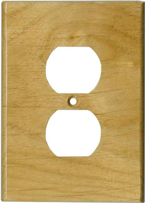 Alder Satin Lacquer - Single Toggle Switch Plates