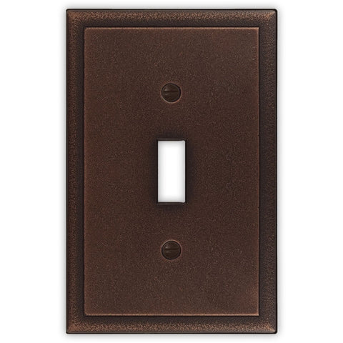 Ambient Oil Rubbed Bronze - GFCI Rocker Switch Plate Covers