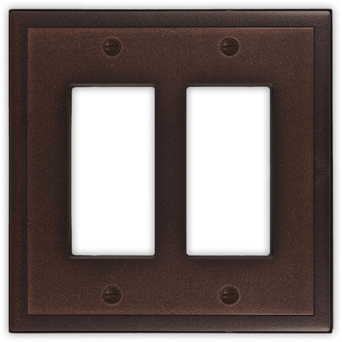 Ambient Oil Rubbed Bronze - GFCI Rocker Switch Plate Covers