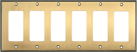 Antique Brass with Black Border