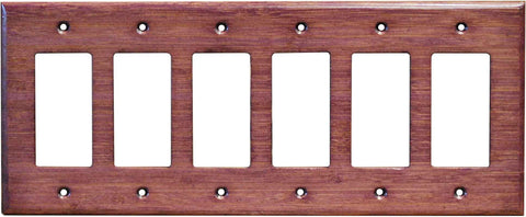 Bamboo Wild Geranium Purple 6 GFCI Rocker Decora Switch Covers
