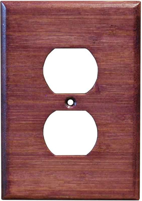 Bamboo Wild Geranium Purple - GFCI Rocker/Duplex Outlet Wall Plates
