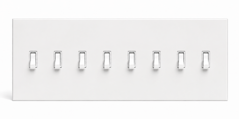 CleanPlate White - 8 Toggle