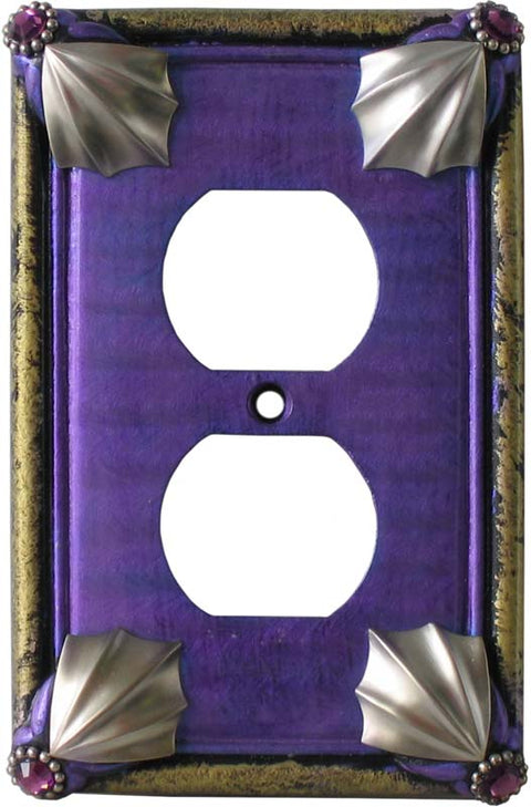 Cleo Periwinkle Jade - Single Toggle Switch Plates