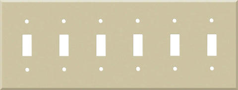 Corian Sand 6 Toggle Light Switch Covers