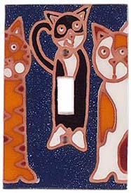 Curious Cats - GFCI Rocker/Duplex Outlet Wall Plates