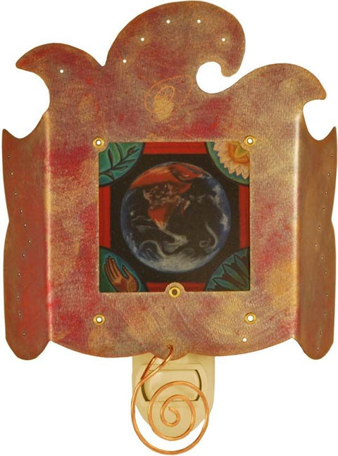 Earth Peace Luminette - Night Light