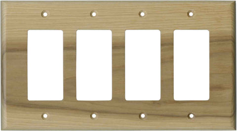 Hickory Unfinished - Single Toggle Switch Plates