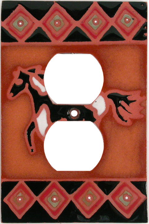 Horse Diamond - Cable Wall Plates