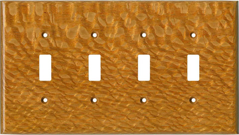 Lacewood Satin Lacquer 6 GFCI Rocker Decora Switch Covers