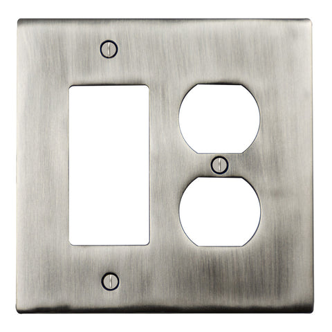 Modern Antique Wall Plates with Stainless Steel Finish