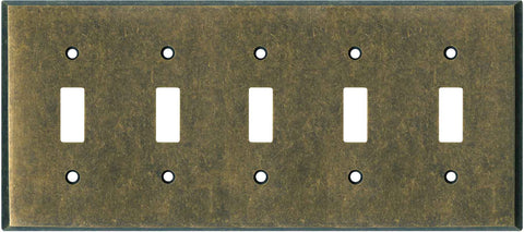 Dark Mottled Antique Brass