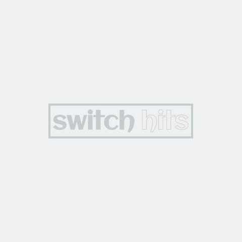 Satin Brass - Double Port Modular Wall Plates