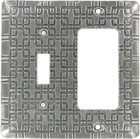 Squares - 2 Toggle/1 GFCI Rocker Switchplates