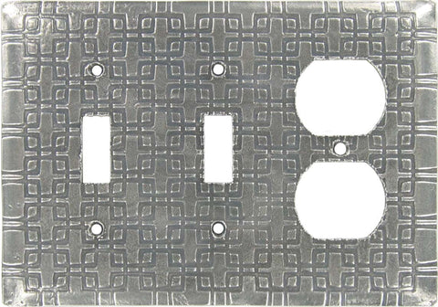 Squares - 2 Toggle/1 GFCI Rocker Switchplates