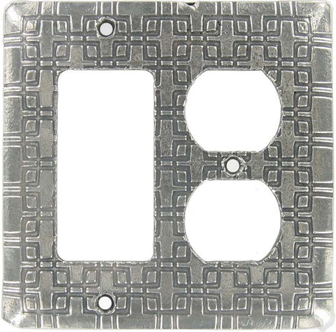 Squares - 2 Toggle/1 GFCI Rocker Switchplates