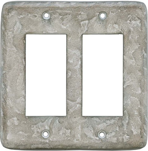 Texture Smokey Taupe - 2 Toggle/1 GFCI Rocker Switchplates