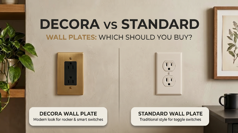 Decora vs standard wall plates