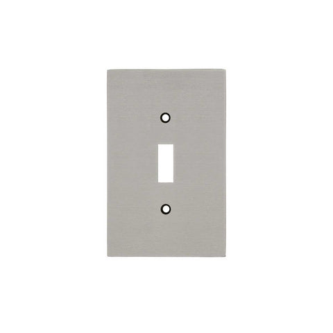 Modern Antique Wall Plates with Satin Nickel Finish