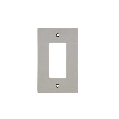 Modern Antique Wall Plates with Satin Nickel Finish