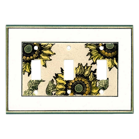 Sunflower Toile Ceramic