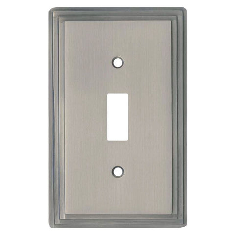 Art Deco Step Satin Nickel