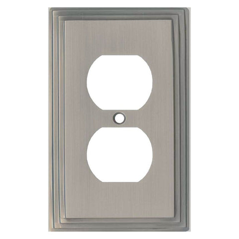 Art Deco Step Satin Nickel