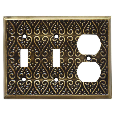 Filigree Antique Brass