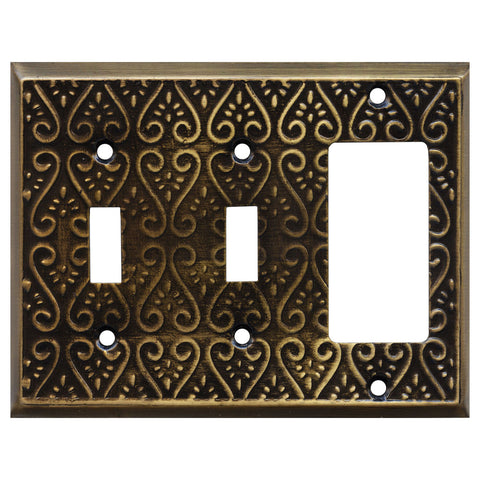 Filigree Antique Brass