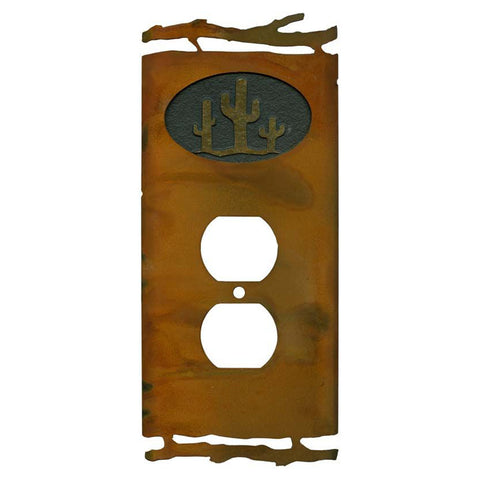 Rustic Cactus - Single Toggle Switch Plates