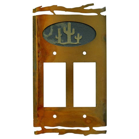 Rustic Cactus - Single Toggle Switch Plates