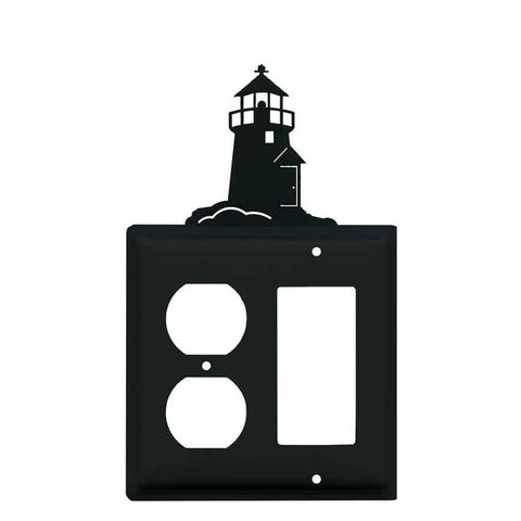 Lighthouse Black - Duplex-GFI Rocker