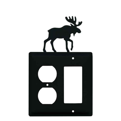 Moose Black - Duplex-GFI Rocker