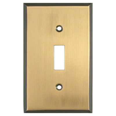Antique Brass with Black Border