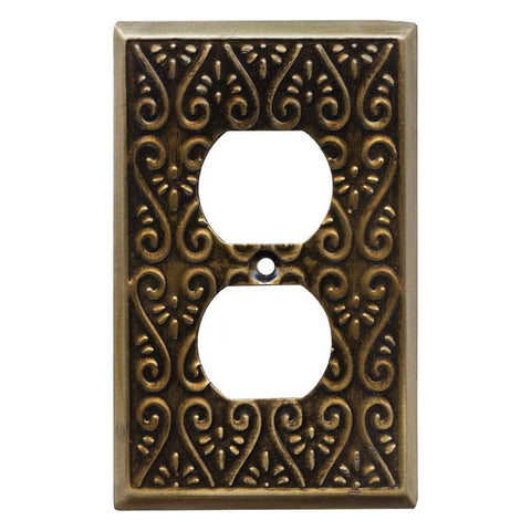 Filigree Antique Brass