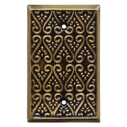 Filigree Antique Brass