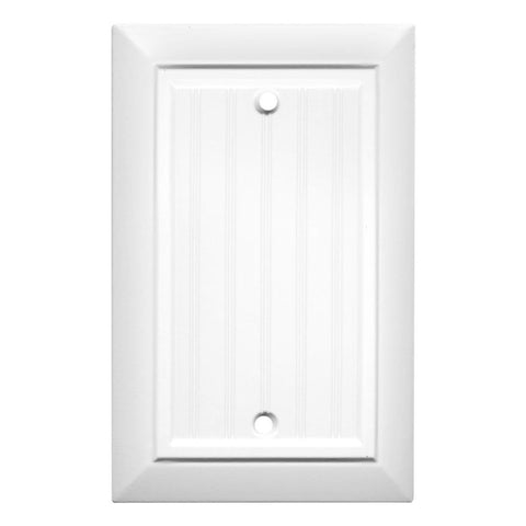 Beadboard White - Blank Wall Plates