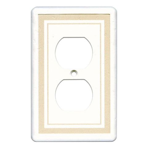 Cast Stone Warm Beige - Single Toggle Switch Plates