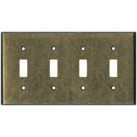 Dark Mottled Antique Brass