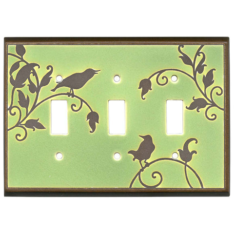 Songbirds Green Ceramic