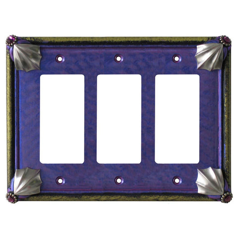 Cleo Periwinkle Jade - Combination 1 Toggle/Outlet Cover Plates