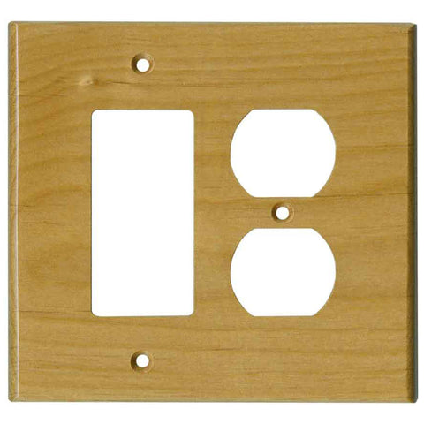 Alder Satin Lacquer - Single Toggle Switch Plates