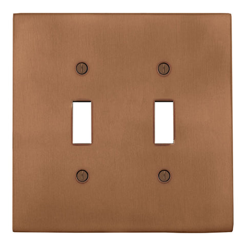 Modern Antique Wall Plates with Copper Finish